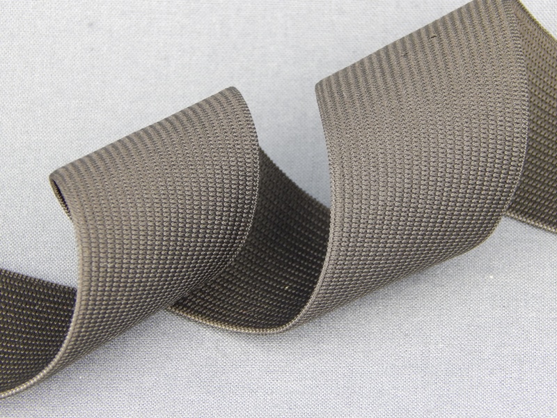 картинка Тесьма эластичная вязаная черная 40мм с2594 АО «Лента»